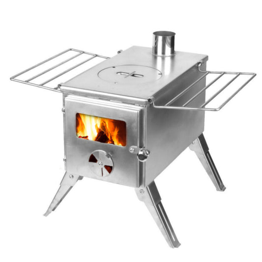 Flue & Ducting Stainless Steel Portable Wood Fired Camp Stove - Leading Stoves UK